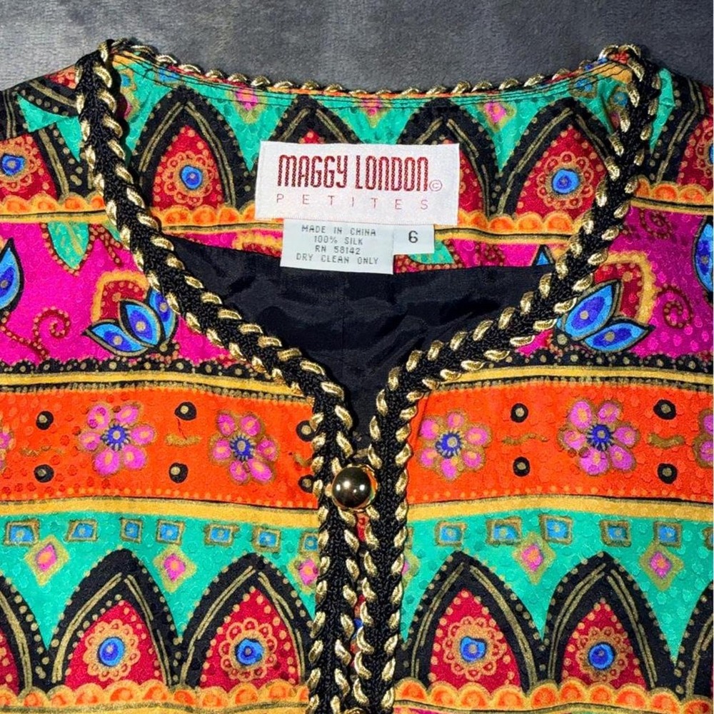 Maggy London Multicolored Boho Jacket